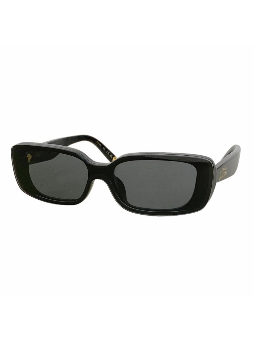 Louis Vuitton Sunglasses LV Script Low Rectangle Black Eyewear